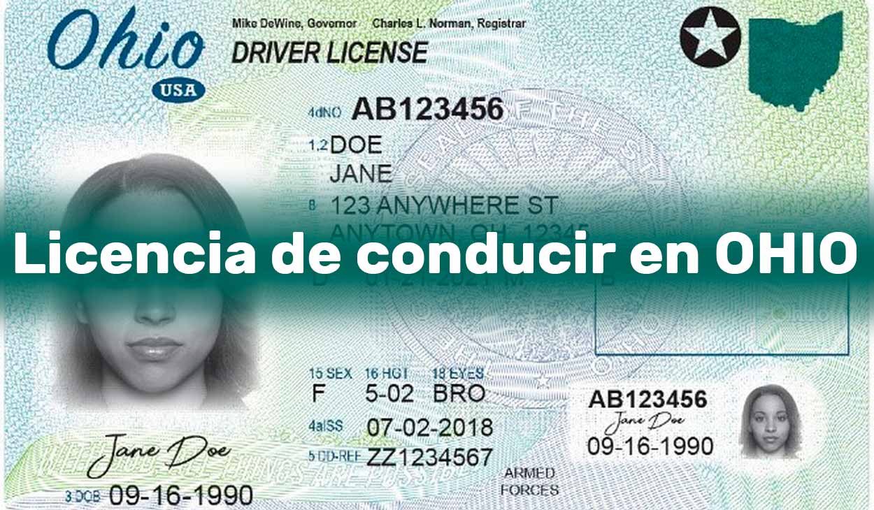 Examen de manejo en Ohio para la licencia de conducir