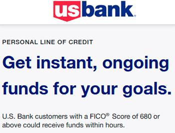 us bank personal line of credit